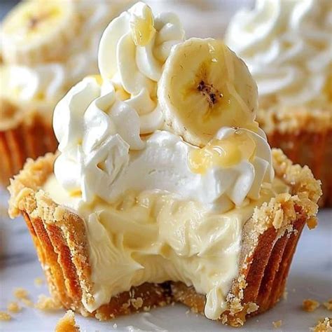 No Bake Mini Banana Cream Pies Easy And Delicious Recipe Optimal Recipes