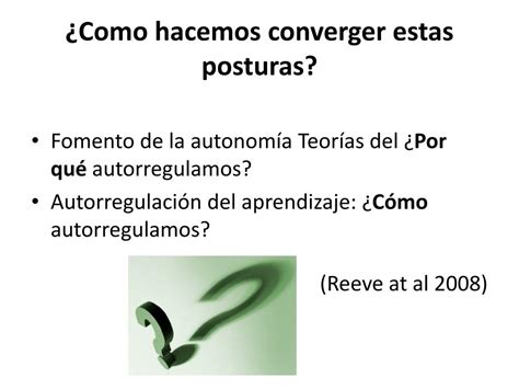 Ppt Promoción De La Autonomía Y La Autorregulación Del Aprendizaje