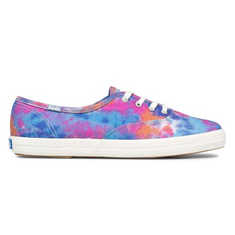 Keds Womens Champion Canvas Tie Dye Shoes Wf65877 Svp Sports