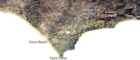 Woolsey Fire Map Malibu - Dorisa Josephina