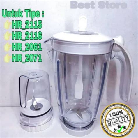 Jual Gelas Blender Philips Fullset Untuk Jus Bumbu Hr Hr Hr