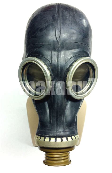 Vintage Soviet Black Gas Mask Gp Gas Mask Gp Black Rubber Gasmask Gp