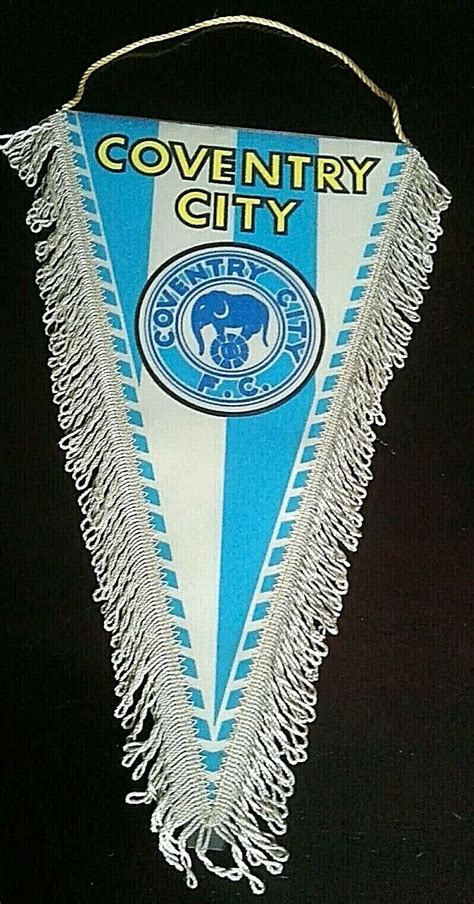 Rar Wimpel Coventry City F C England Pennant Fussball Football