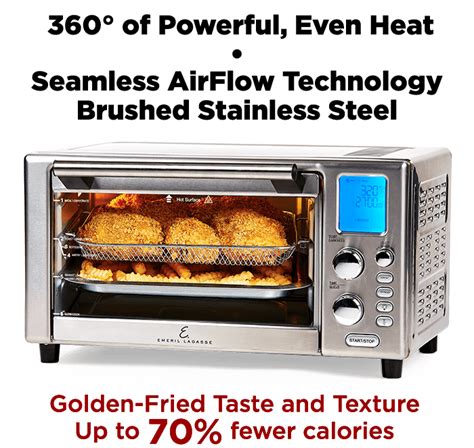 Emeril Lagasse Power Airfryer 360 Replaces Convection Ovens And Toaster Ovens