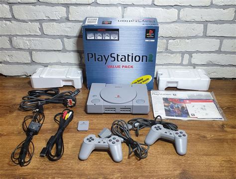 PSX PS1 PSONE KONSOLA SCPH 5552 B PUDEŁKO BOX 11717694853 oficjalne