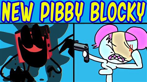 Friday Night Funkin New Vs Pibby Blocky Corrupted Bfdi Unused Secret