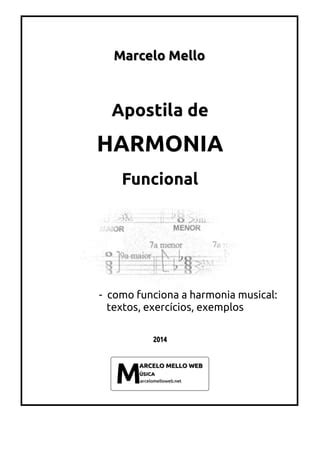 Apostila De Harmonia Funcional Marcelo Mello Pdf