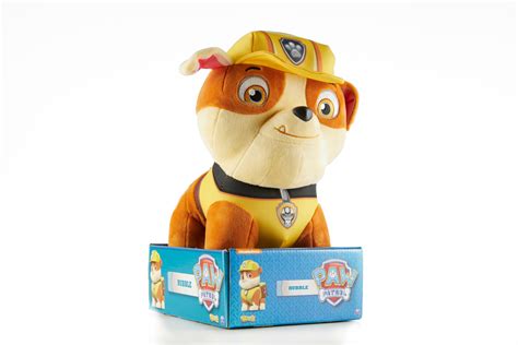 Compre Patrulha Canina Pelúcia de 30cm Rubble aqui na Sunny Brinquedos