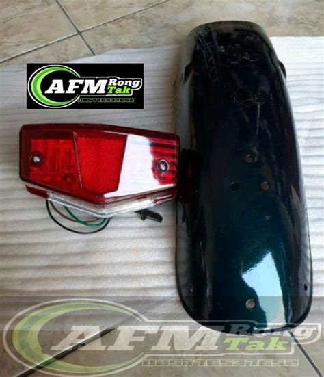 Spakbor Belakang Warna Hitam Rx King Rx K Rx Spesial Set Lampu Stoplamp