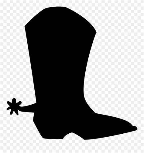 Cowboy Boot Silhouette SVG