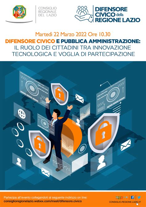 Consiglio Regionale Del Lazio Difensore Civico Ultimo Webinar Sul