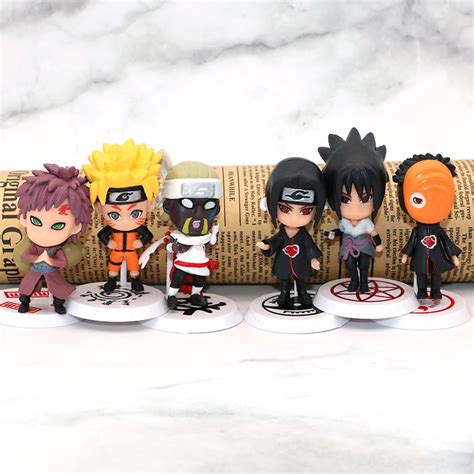 Jual Action Figure Mini Anime Naruto Ukuran 8CM 6 Jenis Figure Naruto