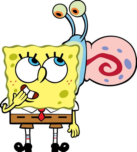 SpongeBob and Gary.PNG by polexlim on DeviantArt