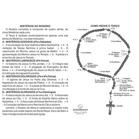 El Rosario Completo Para Imprimir Rosario Completo Rezar F26