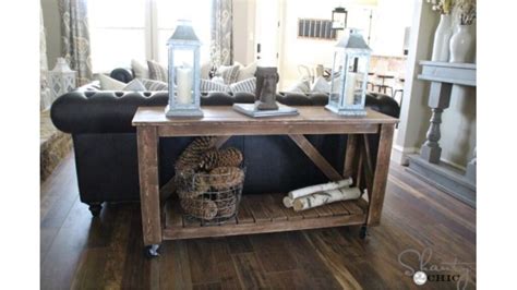 Console Table PDF Free Woodworking Plan