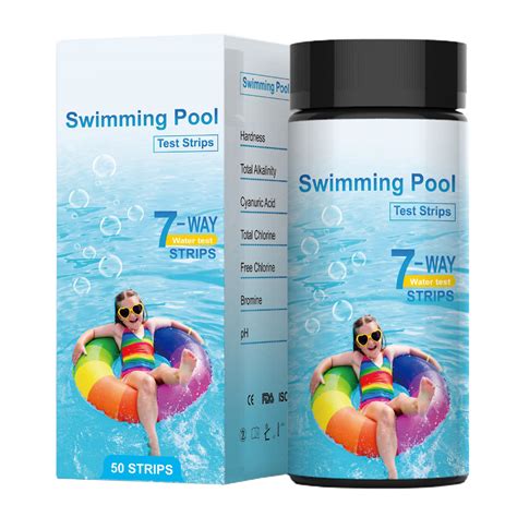 Aqzb Pool Test Strips 50 100 Pcs 7 In 1 Spa Test Strips Hot Tub Water Test Paper For