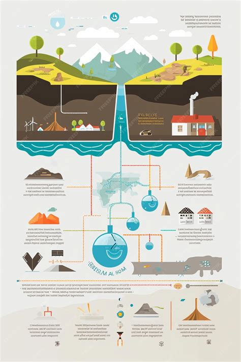 Premium Photo | An infographic explaining the impact of climate change