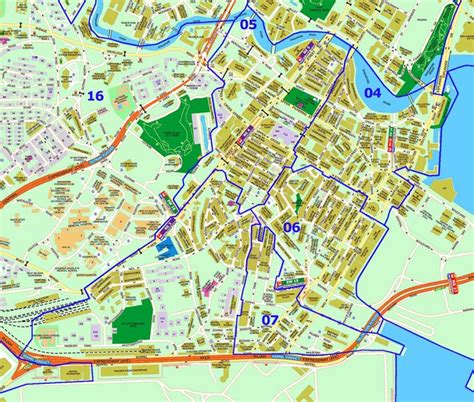 Singapore Road Map Directory - vrogue.co