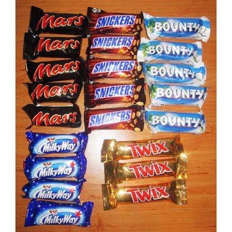 Bounty Snickers Mars Twix Chocolates Import Export