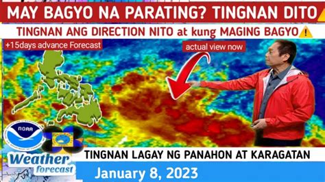 May Parating Na Bagyo Tingnan Dito Weather Update Today January