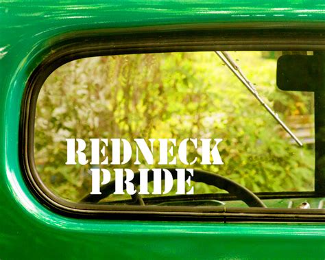 2 Redneck Pride Decals Stickers The Sticker And Decal Mafia