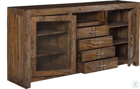 Brownstone 2 Door Media Console from Coast to Coast | Coleman Furniture