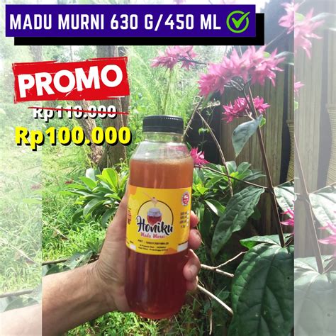 Jual Honiku Madu Multiflora Asli Murni Berat Bersih 630 Gr 450 Ml