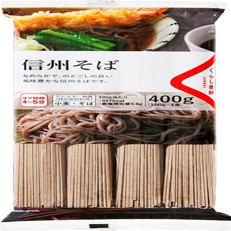 【生活良好】信州蕎麥麵400g 全聯線上購 隔日達平台