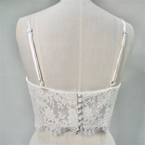 Bridal Bustier Lace Bustier Bridal Bustier Silk Bustier Etsy