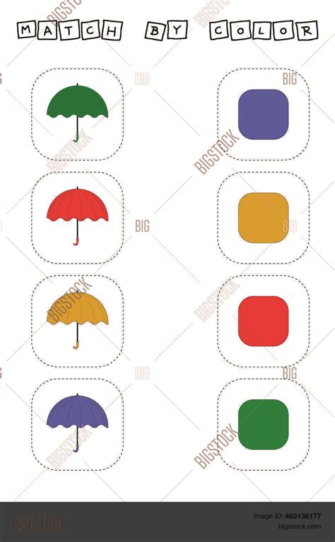 Match Umbrella Their Vector And Photo Free Trial Bigstock