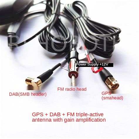 Multi Functional Dab Dab Gps Fm Am Antenna Car Digital Radio Amplified