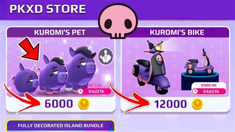 PK XD KUROMI PET BIKE IN COINS PK XD NEW KUROMI BIKE PACK