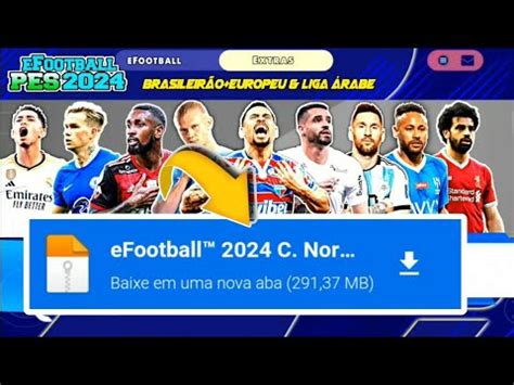 NOVO EFOOTBALL PES PPSSPP 2024 LITE 100 ATUALIZADO BRASILEIRÃO