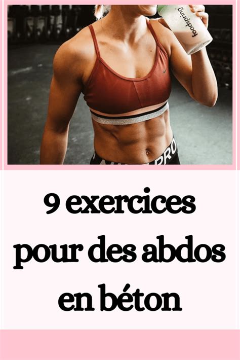 9 exercices pour des abdos en béton