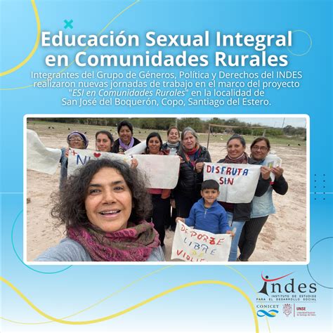 Educación Sexual Integral En Comunidades Rurales Talleres De Junio