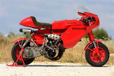 Lambretta Red Speed Rocketgarage Cafe Racer Magazine