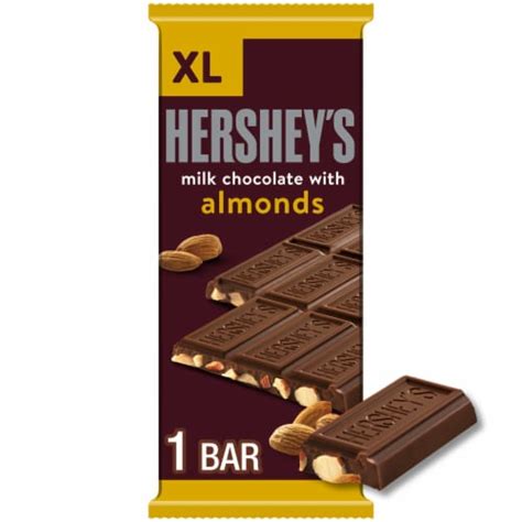 Hersheys Milk Chocolate With Almonds Xl Candy Bar 425 Oz Smiths