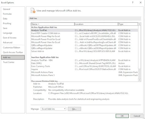 How To Use The Data Analysis Toolpak In Excel Goskills