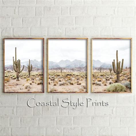 Southwestern Decor Printable Wall Art Set Of 3 Desert Etsy In 2020