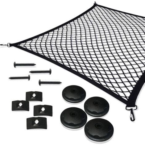 Filet Bagages De Voiture Filet De Coffre En Nylon Lastique 110x60cm
