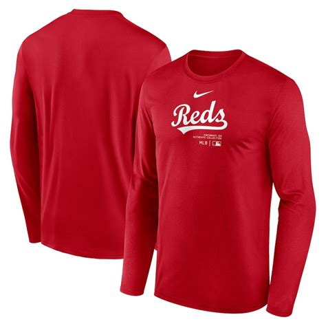 Mens Cincinnati Reds Nike Red Authentic Collection Practice