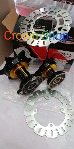 Jual Tromol Set Crf 150 L Warna Gold Black Plus Piringan Depan Belakang