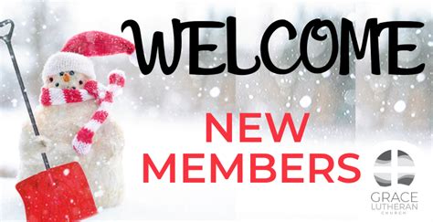 Welcome New Members, January 5 • Grace Lutheran Church