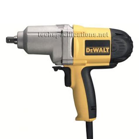 DeWALT DW292 Screwdriver Tech Specs - Technical Specifications