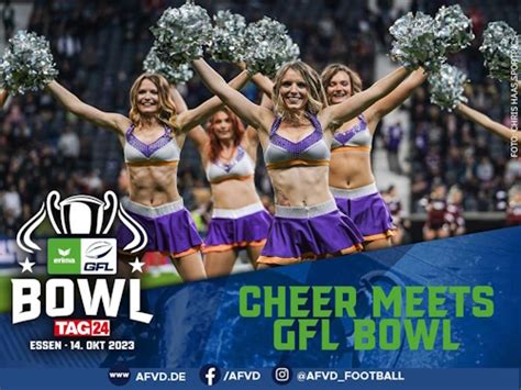 Cheerleading Meets GFL Bowl American Football