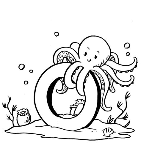 Printable Octopus Coloring Page Printable Calendars At A Glance