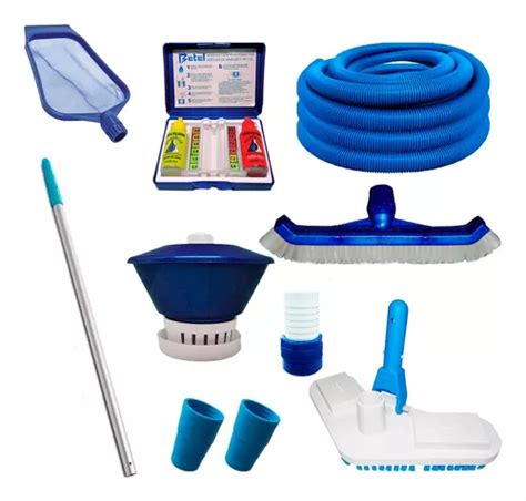 Kit Limpeza Piscina Aspirador Asa Delta Escova Mangueira M