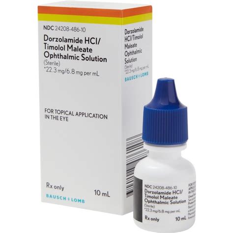 DORZOLAMIDE HCl Timolol Maleate Generic Ophthalmic Solution 22 3