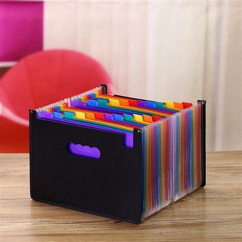 13/24 Folder Accordion Office A / File Organizer / Office Organizer for ...