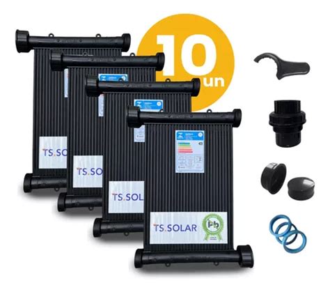 TS Solar Aquecedor Solar Para Piscinas TS Solar Coletor Solar Kit 10